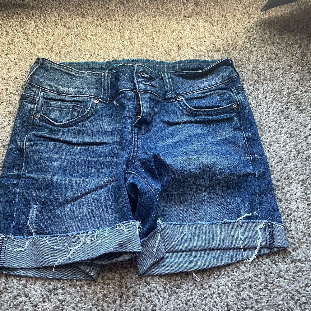 Bailey high rise jean shorts